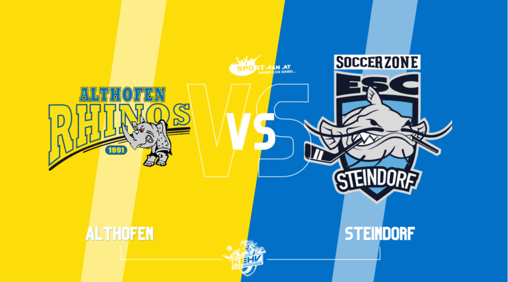 Finale 2 – Live bei uns! Althofen oder Steindorf: Wer setzt das nächste Ausrufezeichen?“ 1 1. EHC Althofen vs. ESC Steindorf aus Althofen