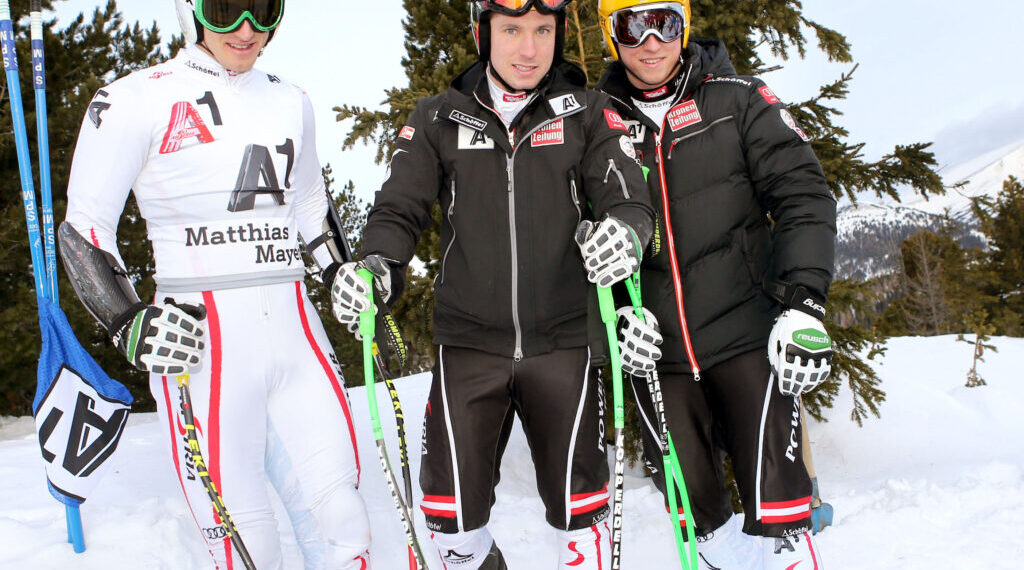 Marcel Hirscher Comeback: Sportliches Feuer oder strategisches Kalkül? 1 Schi Alpin. Training OESV Nationalteam. Matthias Mayer, Marcel Hirscher, Max Franz. Turrach, am 1.2.2013. Foto: Kuess