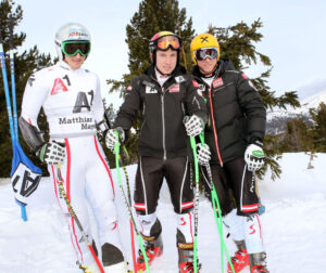 Schi Alpin. Training OESV Nationalteam. Matthias Mayer, Marcel Hirscher, Max Franz. Turrach, am 1.2.2013. Foto: Kuess