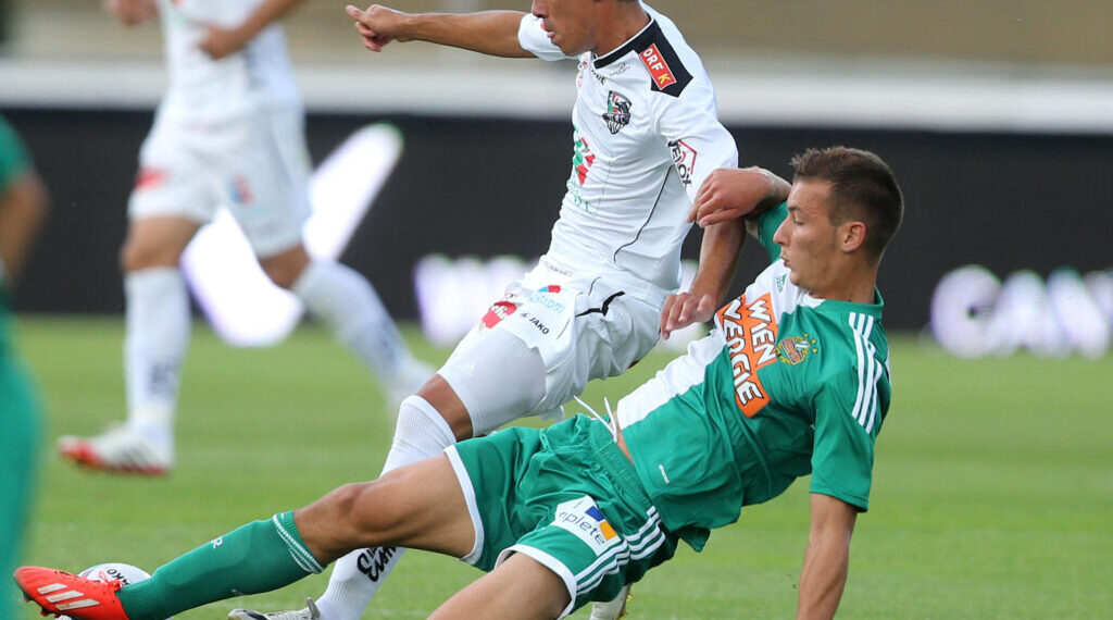 Austria Klagenfurt leiht U21-Teamspieler Philipp Wydra vom SK Rapid 1 Auch Bruder Dominik Wydra spielte bei Rapid Foto: Kuess