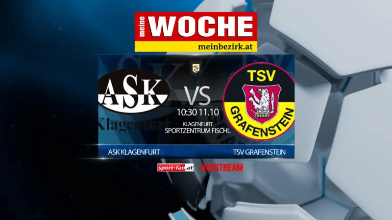 Fussball Livestream Schlagerspiel ASK Klagenfurt - TSV Grafenstein
