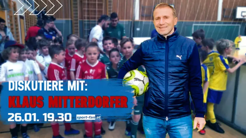 Klaus Mitterdorfer im Sport Fan Livetalk am Dienstag