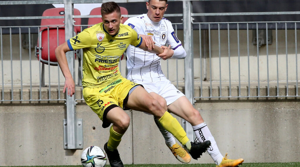 Ein Wolf mehr, ein Herz weniger: Wohlmuth verlässt Ried – und das Netz tobt 1 Fabian Wohlmuth (SVLafnitz). 05.04.2021. Foto: Kuess www.qspictures.net