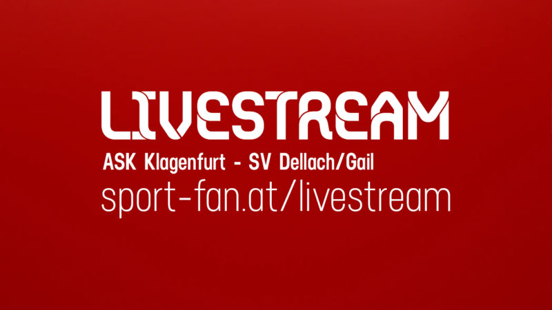 Livestream Kärntner Liga – ASK Klagenfurt gegen SV Dellach/Gail