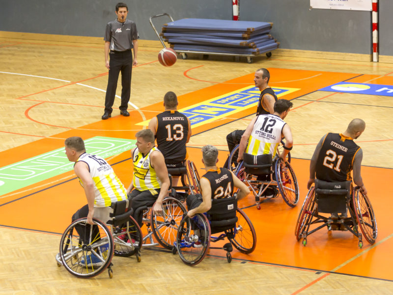 Rollstuhl Basketball ab 12:00 live aus Klosterneuburg