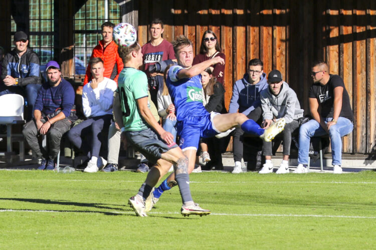 Ralph Scheer, Fußball Kärntner Liga, SV Dellach/Gail - VST Völkermarkt at Sport- und Freizeitgelände Dellach/Gail, Dellach on 17 October 2021. Photo: Ernst Krawagner
