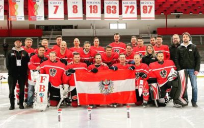 Österreichs Eishockey-Polizisten deklassieren die “Piefke”