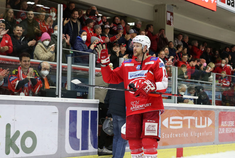 EBEL. Eishockey Bundesliga. KAC gegen spusu Vienna Capitals. Paul Postma (KAC). Klagenfurt, am 20.3.2022.Foto: Kuesswww.qspictures.net