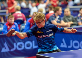 Benjamin Girlinger Tischtennis EM Belgrad by ETTU
