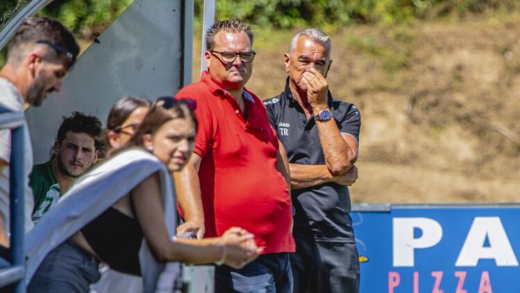 Robert Trappitsch (Trainer SV Donau Klagenfurt) Christian Trappitsch (Co-Trainer SV Donau Klagenfurt) Photo by Ernst Krawagner sport-fan.at)