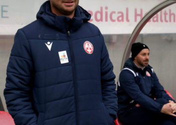 Fussball Woertherseecup. SK Austria Klagenfurt gegen GAK. Trainer Gernot Messner (GAK). Klagenfurt, am 19.11.2022.
