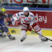 EBEL. Eishockey Bundesliga. EC VSV gegen KAC. Alexander Rauchenwald, (VSV), Simeon Schwinger (KAC). Villach, am 17.3.2023. Foto: Kuess www.qspictures.net