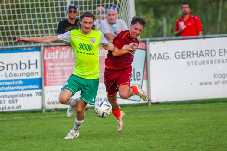 Max Unterwandling (WSG Radenthein #3) ASKÖ Wölfnitz - WSG Radenthein 2-2 am 20.08.2023 in Wölfnitz
(Sportplatz), Austria, (Photo by Ernst Krawagner sport-fan.at)