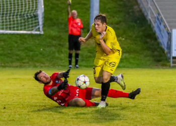 Fabian Gangl (SC Launsdorf #10) - Photo by Ernst Krawagner sport-fan.at