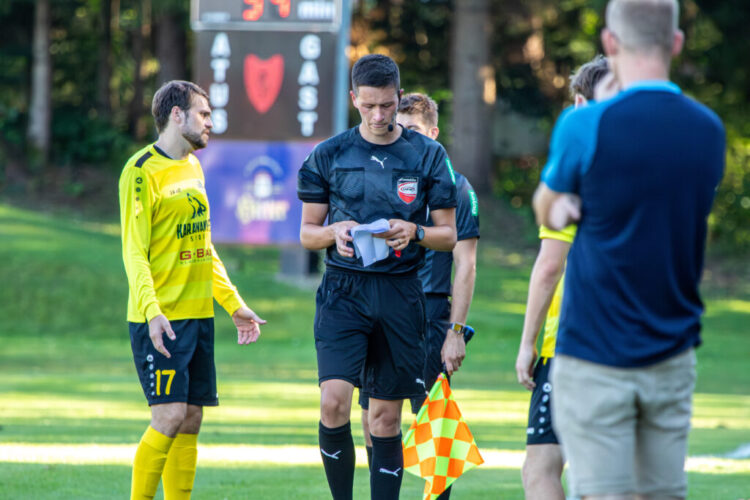 Kärntner Liga ATUS Ferlach - ASKÖ Köttmannsdorf am 02.09.2023 in Ferlach
(Sportplatz Ferlach), Austria, (Photo by Ernst Krawagner sport-fan.at)