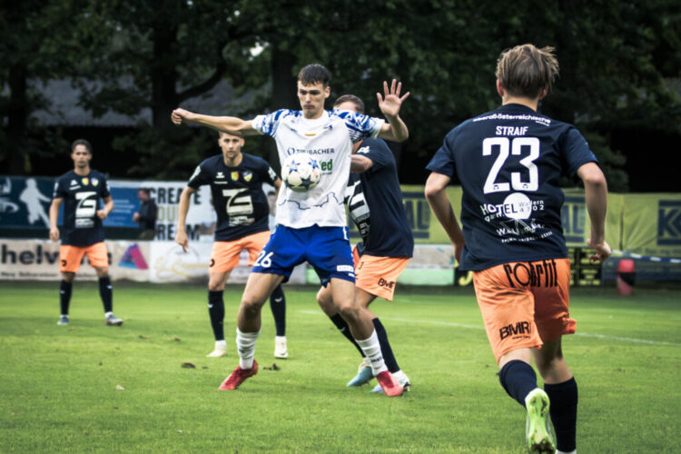 Fußball, Regionalliga, SK Treibach - SV Wallern am 02.08.2024 in Treibach (Turnerwald-Stadion), Austria, (Photo by Ernst Krawagner sport-fan.at)