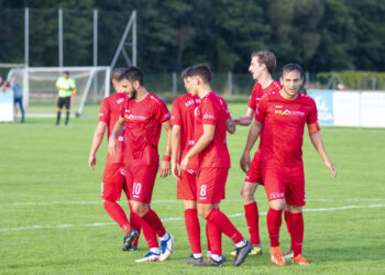 Fußball, Unterliga Ost, ASKÖ Wölfnitz - Rückersdorf-Klopeinersee am 09.08.2024 in Wölfnitz (Sportplatz), Austria, (Photo by Ernst Krawagner sport-fan.at)