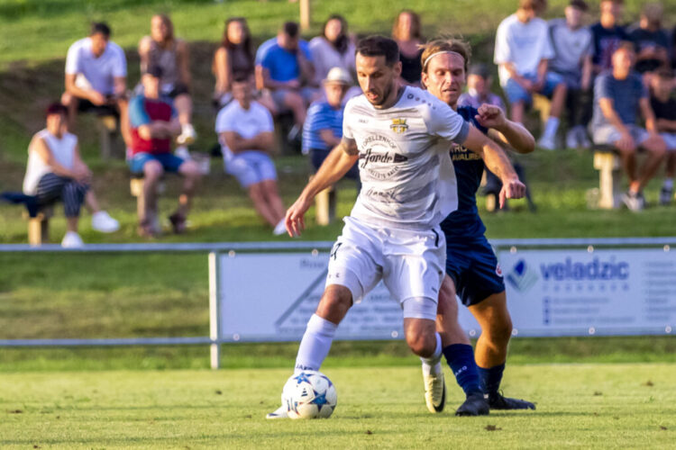 Fußball, Kärntner Liga, ASKÖ Köttmannsdorf - ATUS Velden am 18.08.2024 in Köttmannsdorf (Sportplatz), Austria, (Photo by Ernst Krawagner sport-fan.at)