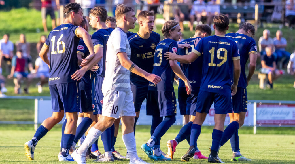 Update: Kärntner Fußballverband | Reform 2025/26 1 Fußball, Kärntner Liga, ASKÖ Köttmannsdorf - ATUS Velden am 18.08.2024 in Köttmannsdorf (Sportplatz), Austria, (Photo by Ernst Krawagner sport-fan.at)