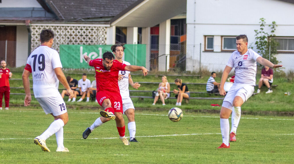 Pokalschocker und Torfestivals: Der Kelag-Connect-Cup der Überraschungen 1 Fußball, Kelag-Connect-Cup, SG ASK HSV Klagenfurt - ASKÖ Wölfnitz am 27.08.2024 in Klagenfurt (Khevenhüllerkaserne), Austria, (Photo by Ernst Krawagner sport-fan.at)