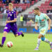 Martin Hinteregger (SK Austria Klagenfurt), Donis Avdijaj (Hartberg). Klagenfurt, am 23.5.2025. Foto: Kuess www.qspictures.net