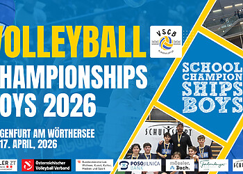 Live aus Klagenfurt Waidmannsdorf: Finaltag der Volleyball School Championships BOYS