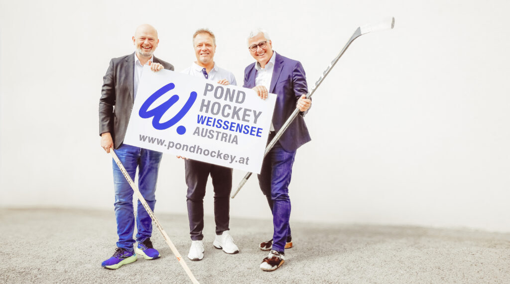 Teich frei: Internationales Pond Hockey Turnier am Weissensee 1 www.pondhockey.at Foto: Krawagner