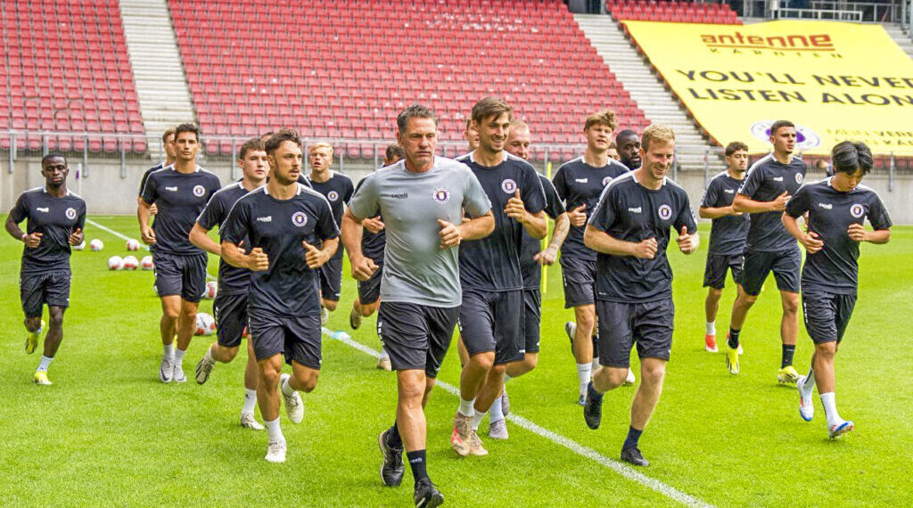 Neuer Wind bei Austria Klagenfurt: Erster Test gegen SK Treibach 1 Trainingsauftakt bei Austria Klagenfurt