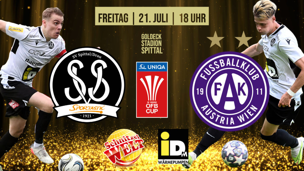 Vorverkauf Uniqa ÖFB Spittal gegen Austria Wien 9 Uniqa ÖFB Cup-Spittal vs Austria Wien