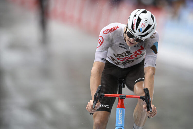 13.06.2023, Villars sur Ollon, SUI, Tour de Suisse, 3. Etappe von Tafers nach Villars sur Ollon (144 KM), im Bild Felix Gall (AUT) // during the 3rd Stage of the Tour de Suisse from Tafers to Villars sur Ollon (144 KM). Villars sur Ollon, Switzerland on 2023/06/13. EXPA Pictures © 2023, PhotoCredit: EXPA/ Freshfocus/ Urs Lindt *****ATTENTION - for AUT, SLO, CRO, SRB, BIH, MAZ, ITA only*****