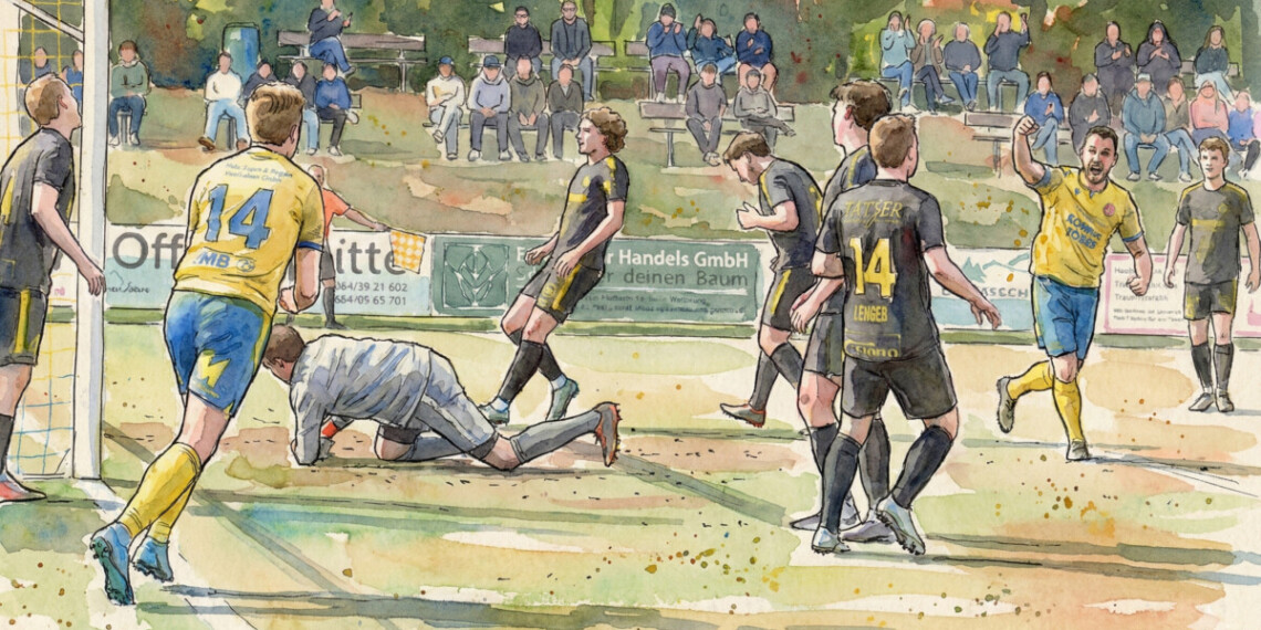 Die Unterliga Ost Tribünen-Tabellenführer 1 St. Michael/L vs. SC Launsdorf Foto: Sobe