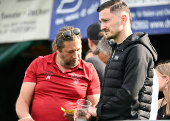 Fussball, 2022- 06-04; UL Ost, Ludmannsdorf - Grafenstein im Bild: Grafenstein neuer TR Sinan Bytyqi PhotoCredit: Hermann Sobe