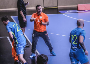 Futsal Bundesliga, Stella Rossa - Futsal Klagenfurt at Hollgasse 3, Margareten on 07 February 2021. Photo: Ernst Krawagner