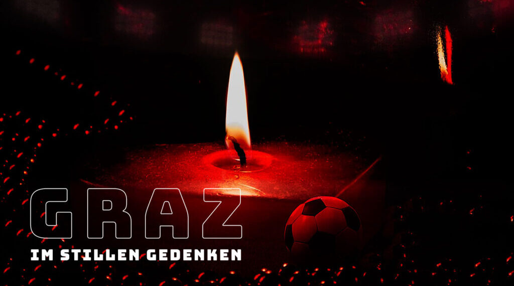 Wenn der Fußball schweigt: Ein Land in Trauer 1 Graz - im stillen Gedenken