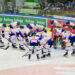 HC Innsbruck Mannschaft, EC IDM Wärmepumpen vs. HC Tiroler Wasserkraft 22.9.2023, EC IDM Wärmepumpen - HC Tiroler Wasserkraft am 22.09.2023 in Villach (Stadhalle Villach), Austria, (Photo by Bernd Stefan)
