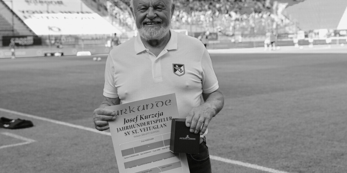 St. Veiter Jahrhundertspieler verstorben - Nachruf auf Jozef „Il Dottore“ Kurzeja 1 Dr. Jozef Kurzeja. Klagenfurt, am 3.6.2023. Foto: Kuess