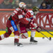 EC KAC gegen HC Foxes Bozen. Raphael Herburger (KAC) und Daniel Mantenuto (Bozen). Foto: Wolfgang Jannach