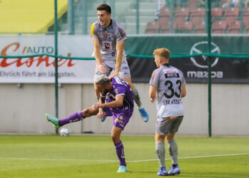Admiral Bundesliga, Austria Klagenfurt - Wolfsberger AC at Wörthersee Stadion, Klagenfurt on 25 July  2021. Photo: Ernst Krawagner