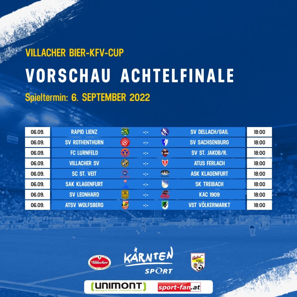 KFV Cup Achtelfinale 2022/23