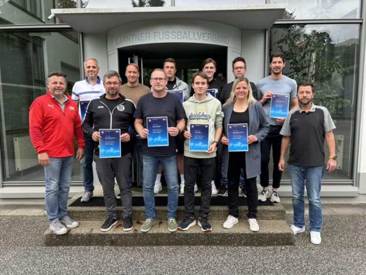 Trainerprüfungen im Kärntner Fußballverband