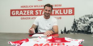 Michael Sollbauer unterschreibt beim GAK Foto: GAK