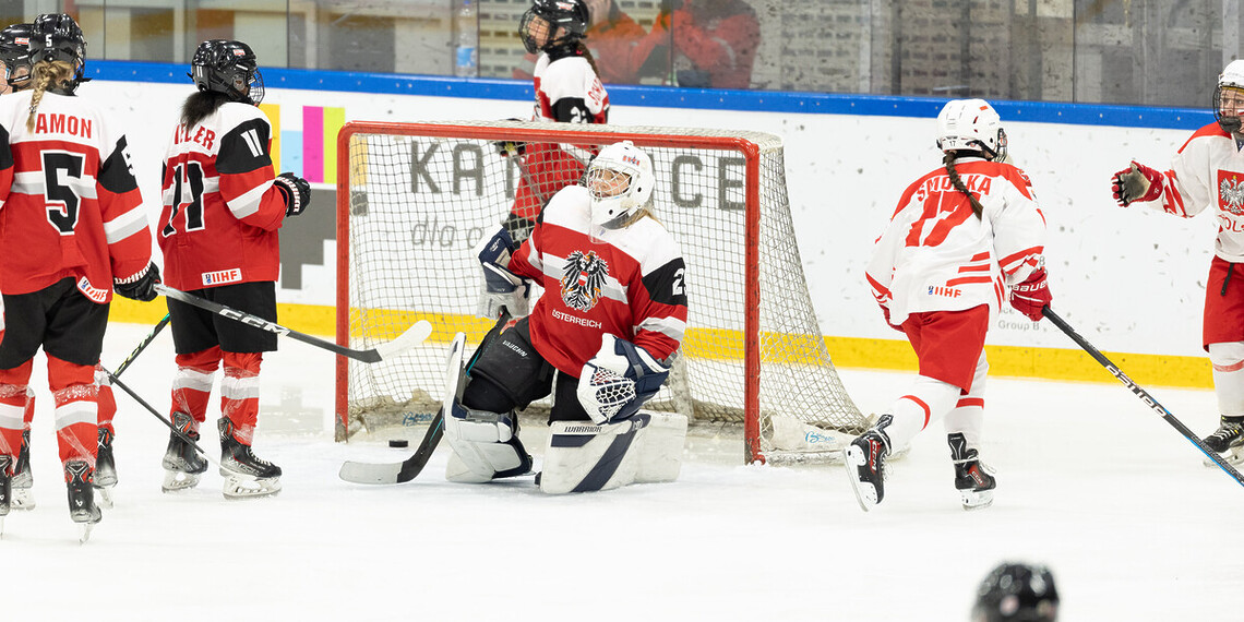 Rang 3! U18-WM Damen: Österreich kassiert bittere 2:3-Niederlage n.V. gegen Polen 1 Österreich vs Polen Foto: Nicolas Zangerle