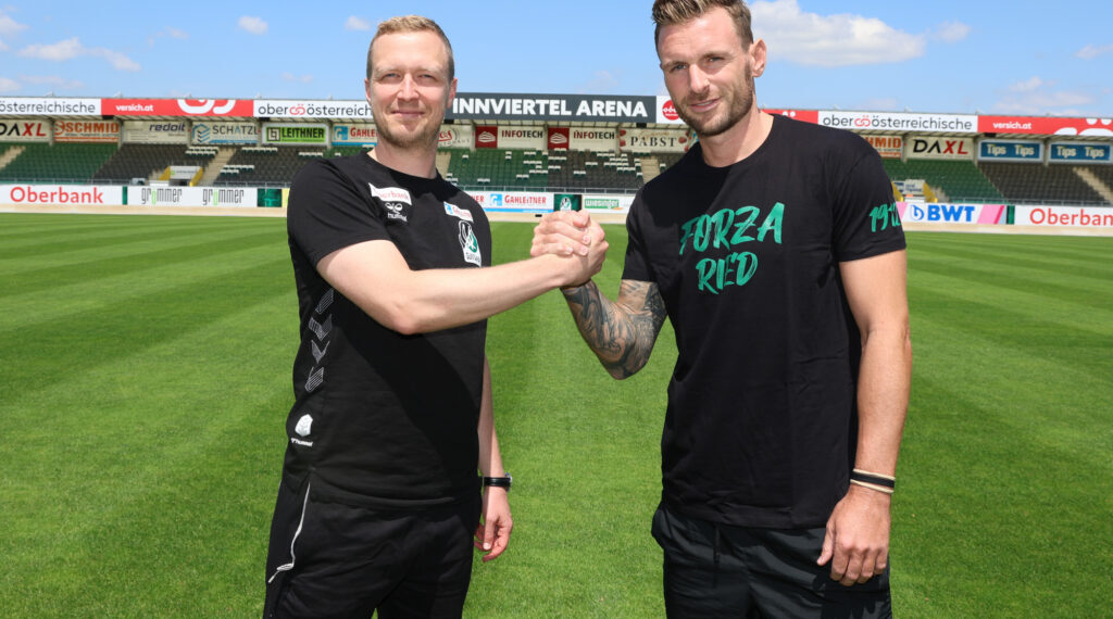 Ried verstärkt Abwehr – Michael Sollbauer kommt, Malić geht 1 24.06.2024, AUT, Ried, SV Ried, Michael Sollbauer, Fotocredit Reinhard Schröckelsberger