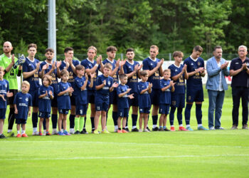 Fussball, 2023-06-30, LIGA, Velden 100 Jahre ATUS Velden gegen WAC im Bild: ATUS Velden - WAC PhotoCredit: Hermann Sobe