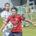 Transfer-Turbulenzen in Kärnten: Ein Blick hinter die Kulissen 8 Fussball ,2024- 04-28 , liga Köttmannsdorf weiss - Ferlach rot/schwarz im Bild: Köttmannsdorf Christopher Sallinger - Ferlach Stephan Bürgler Credit Photo by:Hermann Sobe
