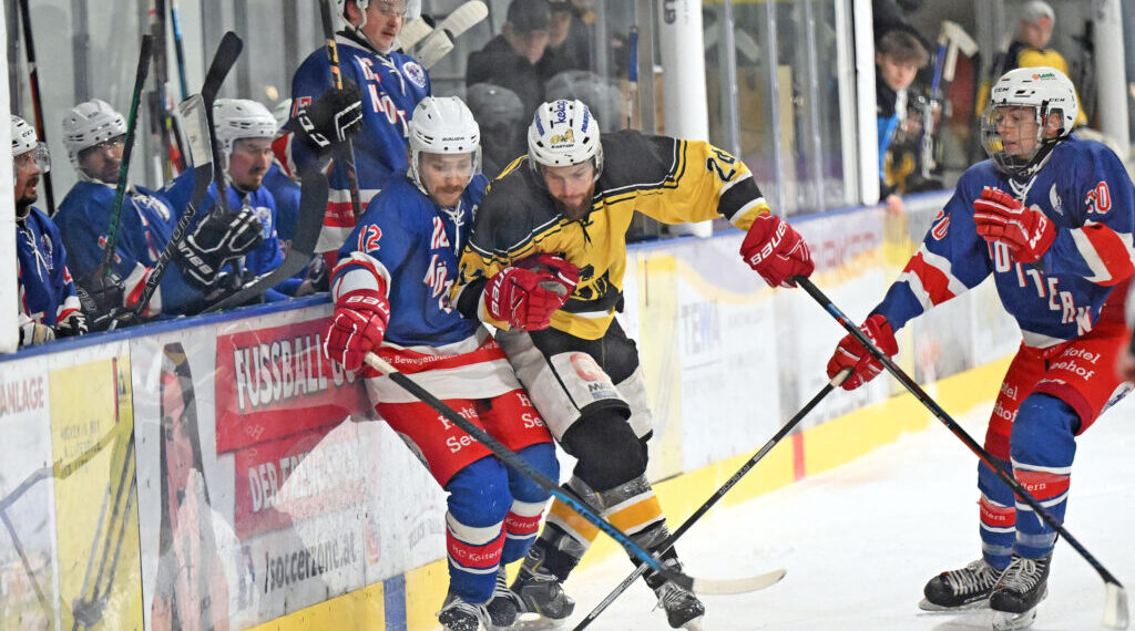 HC Köttern Meister ?– Arnoldstein schmollt oder protestiert? Ein Finale voller Bürokratie und Sturheit 1 HC Köttern vs. EC Arnoldstein Foto: Hermann Sobe