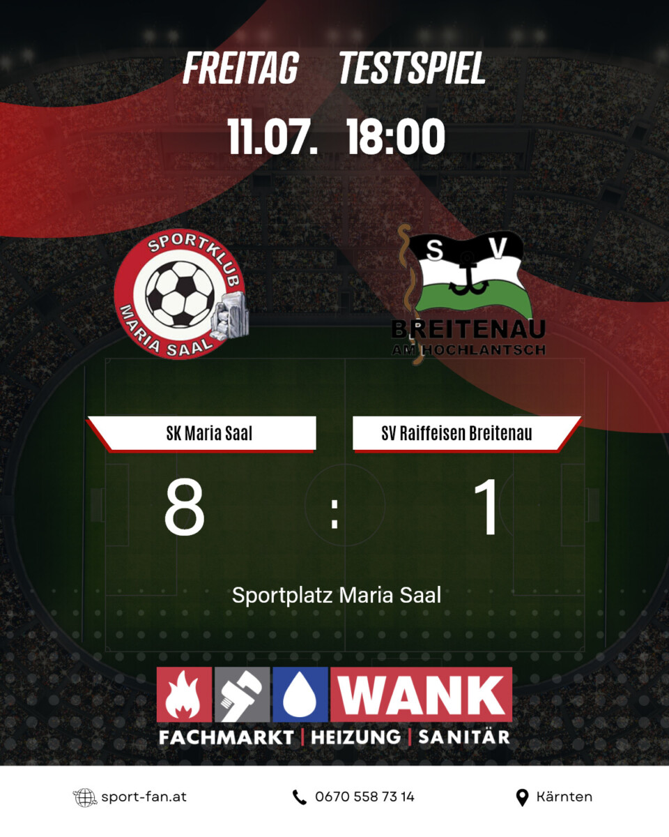 Fußball Testspiele vom 11. 07.2025 16 Spiel 2