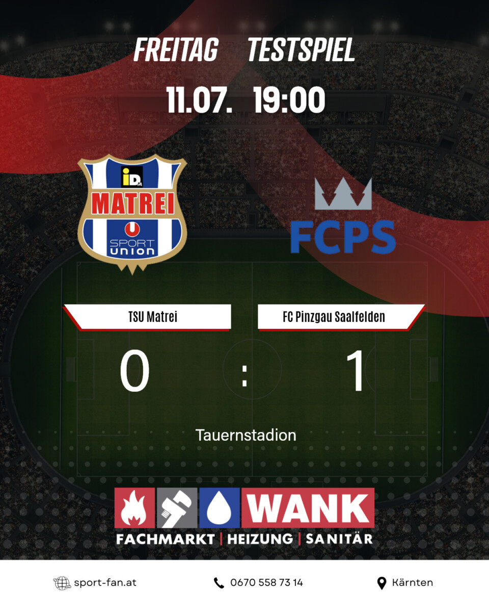 Fußball Testspiele vom 11. 07.2025 8 Spiel 23