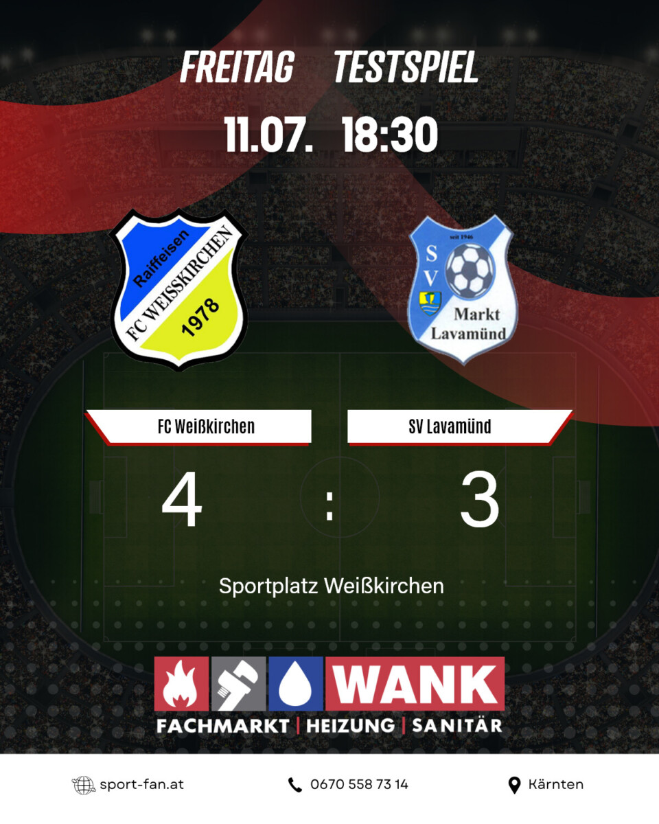 Fußball Testspiele vom 11. 07.2025 20 Spiel 6