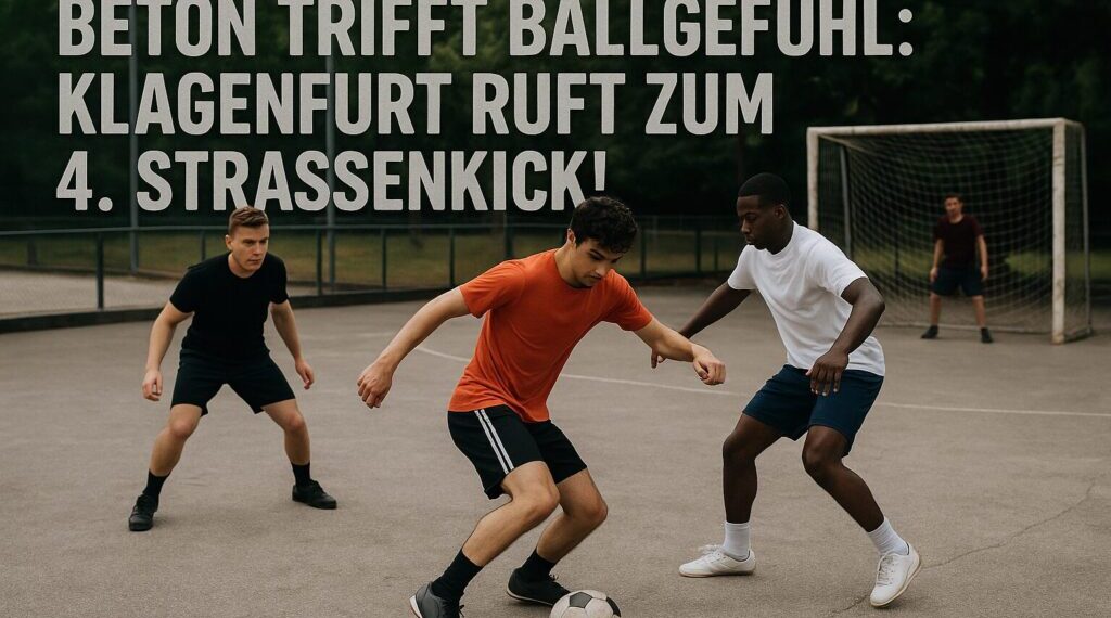 Beton trifft Ballgefühl: Klagenfurt ruft zum 4. Straßenkick! 1 Strassenkick - Klagenfurt